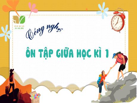 Bài giảng Công nghệ Lớp 5 (Kết nối tri thức) - Bài: Ôn tập giữa học kì 1 - Năm học 2024-2025 - Phan Thị Trinh